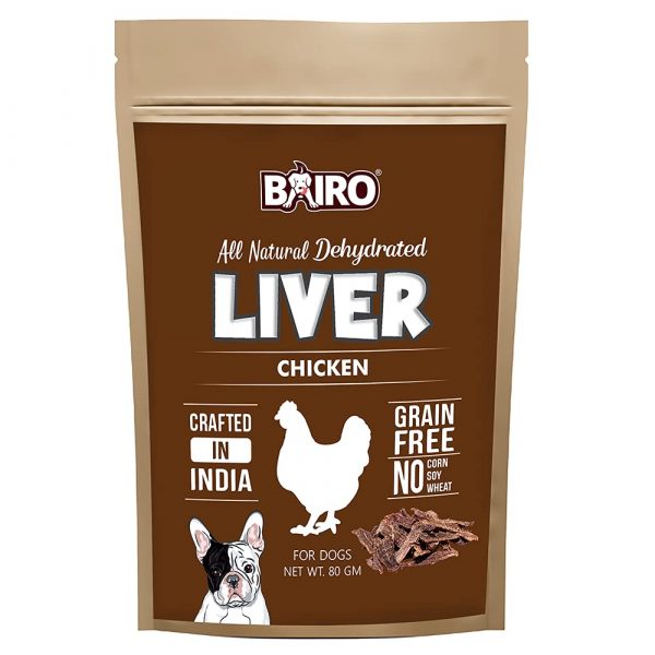 Bairo Dog Food Range (Treats, Liver 80g)