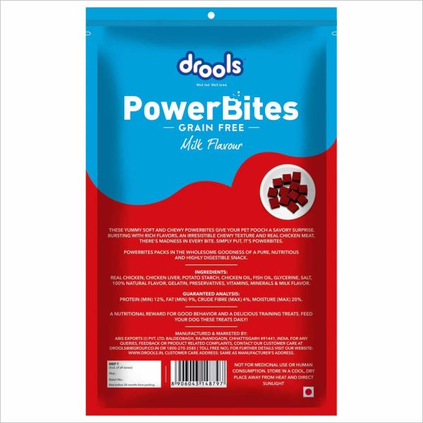 Power Bites Milk Flavour, Dog Treats