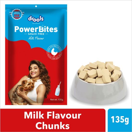 Power Bites Milk Flavour, Dog Treats