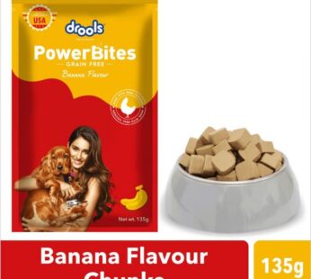Power Bites Banana Flavour – Dog Treats