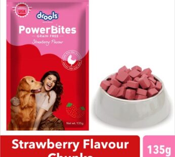 Power Bites Strawberry Flavour, Dog Treats