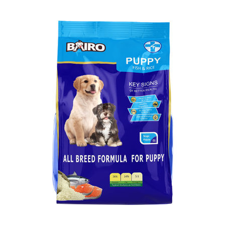 Bairo Puppy Dog Food 16kg Fish