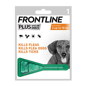 Frontline Flea and Tick Small Dogs 2-10kg