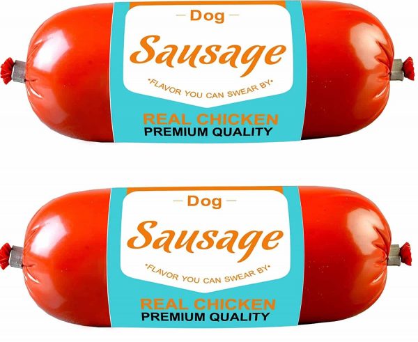 Drools Sausage for Dogs, Real Chicken 2pcs
