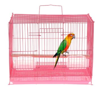 Pet Bird Cage with Stand Stick for Small