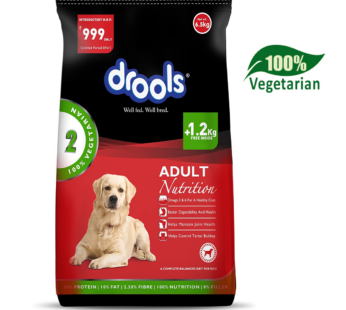Drools 100% Vegetarian Adult Dog Food 7KG