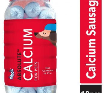 Drools Calcium Sausage Dog Supplement 18 pieces Jar