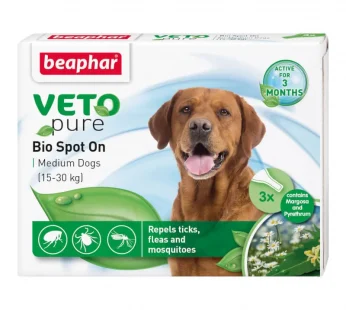 Beaphar VETOpure Bio Spot On for Medium Dogs